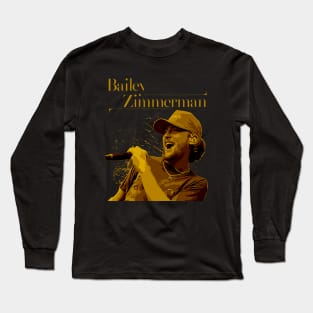 Bailey Zimmerman | Retro style Long Sleeve T-Shirt